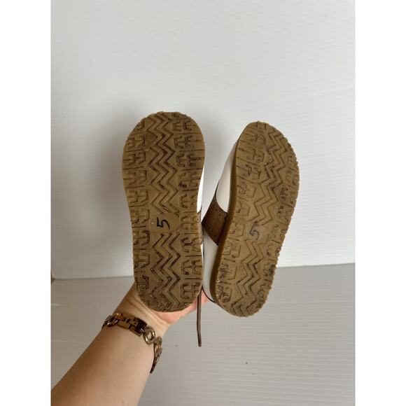 Boys L'amour Luke Leather Saddle Shoes Size 10 White Tan Dress Church Wedding - Picture 7 of 8